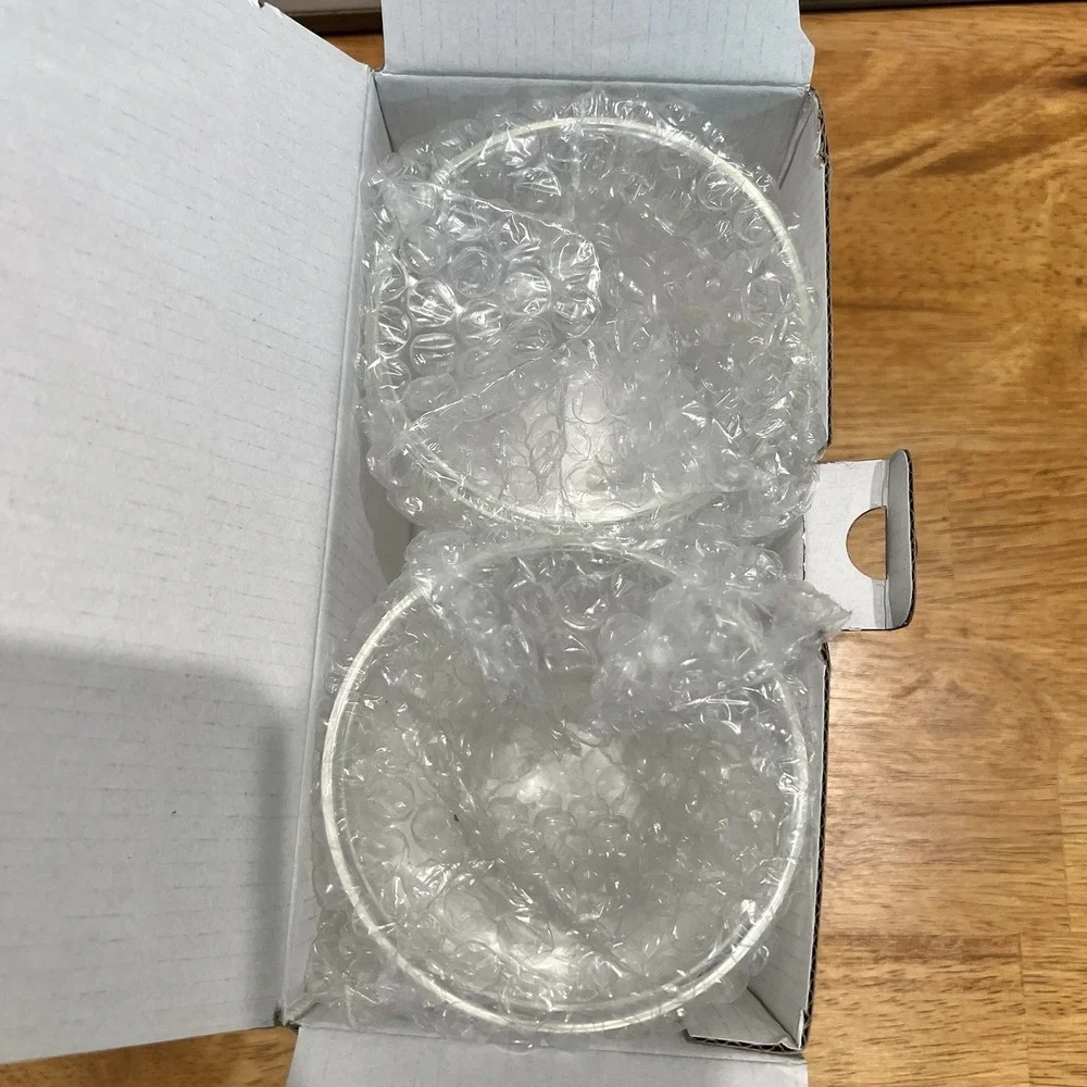 DeLonghi Cappuccino Glasses Double Wall 270ml (9.1oz) Thermal Glass Set of 2